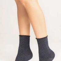Носки женские с люрексом LEGS L1537 CALZINO LUREX VISCOSA