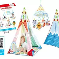 Вигвам Alan-baby детская игровая палатка музыкальный коврик для малышей игровые развивающие центры от 0 до 3