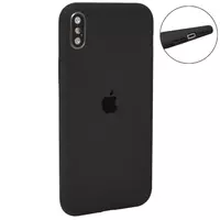 Original Silicone Case Full Size iPhone X ; XS — Charcoal Gray (15)