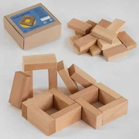 гр Конструктор деревянный КP-011 (1) 14 деталей, логический, в коробке "Игруша"