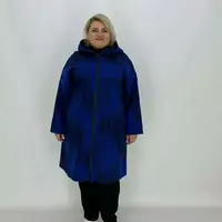 Пальто на підкладці "Дощ" з кишенями на блискавці Розміри 62-64 66-68 70-72 74-76