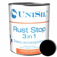 Эмаль антикоррозийная Rust Stop 3 in 1, Чёрная, 2.5л
