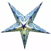 Светильник Звезда картонная 5 лучей BLUE LAVENDER