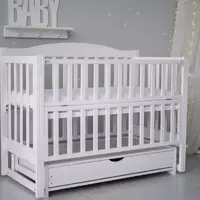 Ліжко дитяче Baby Comfort ЛД5+ білий з шухлядою