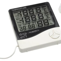 Цифровой термометр-гигрометр HTC-2 с выносным датчиком температуры