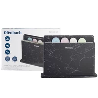 Набор Ofenbach:подставка для ножей и набор разделочных досок 4шт KM-100200