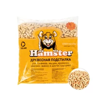 Наполнитель SuperCat Hamster для грызунов, древесный, с витаминной добавкой, 0,8 кг