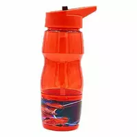 Бутылка для воды со стаканом 6623   600мл Красный (09429012)