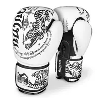Боксерские перчатки Muay Thai PHBG2495   10oz Бело-черный (37621039)