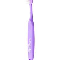 Детская зубная щетка Lion Korea Kids Safe Toothbrush Step-2 4-6 лет фиолетовая 1 шт (8806325611554)