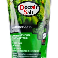 Соль для ванны Doctor Salt с экстрактами трав Профилактика 530 г (4820091145352)