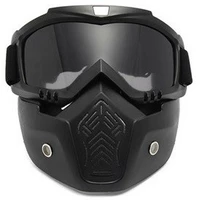 Мотоциклетна маска RESTEQ, окуляри, лижна маска, для катання на велосипеді або квадроциклі (затемнена)