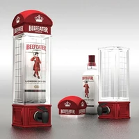 Резервуар RESTEQ у вигляді телефонної будки 1000мл для безалкогольних та алкогольних напоїв