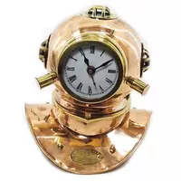 Годинник "Водолазний шолом" бронза (20х20х18 см)