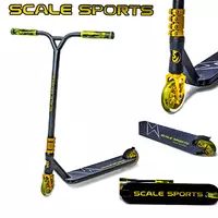 Трюковый самокат Scale Sports Adrenaline 110mm Золотой