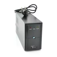 ДБЖ Ritar E-RTM650 (390W) ELF-L, LED, AVR, 2st, 2xSCHUKO socket, 1x12V7Ah, metal Case Q4 (370*130*210) 4,8 кг (310*85*140)
