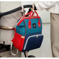 Сумка для мам, уличная сумка для мам и малышей, модная многофункциональная   TRAVELING SHAR красно-синий