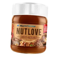 Шоколадно-орехвый крем, Nut Love Choco Hazelnut, All Nutrition  500г Шоколад с лесным орехом (05003009)