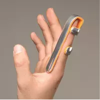 Ортез-шина для фиксации пальца руки «Бейсболист» ORTHOPEDICS MEDICAL HS44 шина на палец при травмах, Размер S